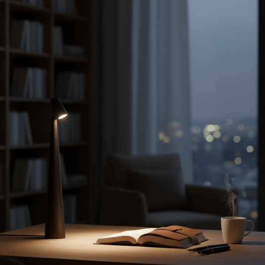 AURORA LUX – Modern Rechargeable Table Lamp for Indoor & Outdoor Ambiance