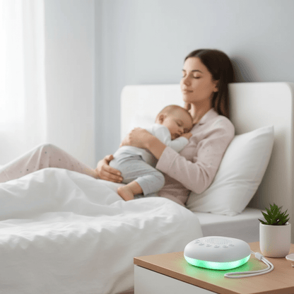 SERENALIGHT – Mini sleep machine with 20 soothing noises & adjustable LED lighting