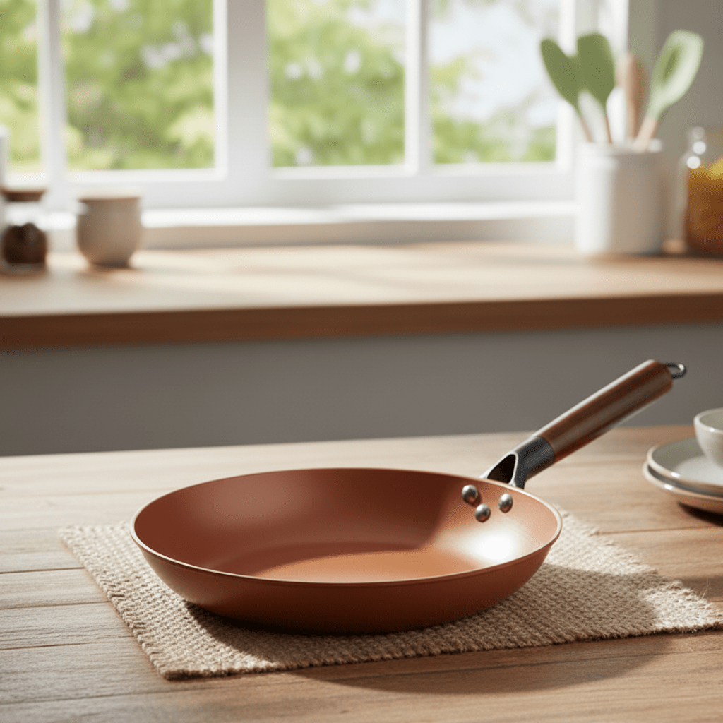 FORGECOPPER – Professional Copper Frying Pan with Non-Stick Coating