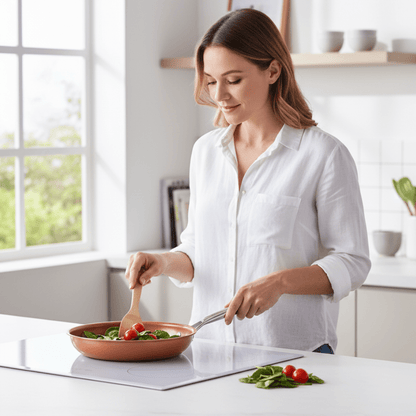 FORGECOPPER – Professional Copper Frying Pan with Non-Stick Coating