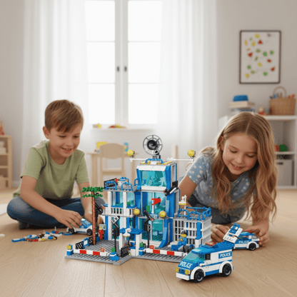 RESCUETOWN – Police station block set for city rescue play