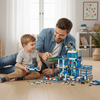 RESCUETOWN – Police station block set for city rescue play