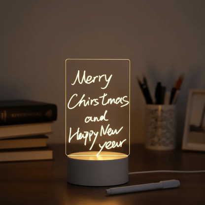 GLOWNOTE – USB light-up message board with erasable pen