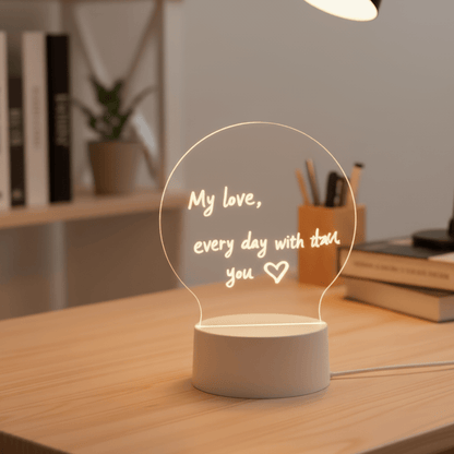 MOODMSG – Warm LED message board for cozy room lighting
