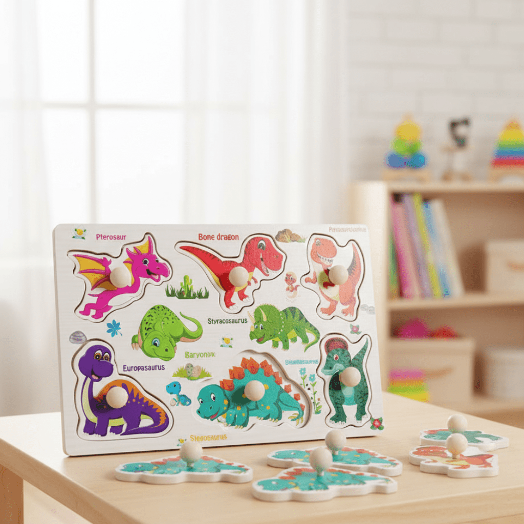 GRIPPLAY – Montessori grip board puzzle for fine motor skills