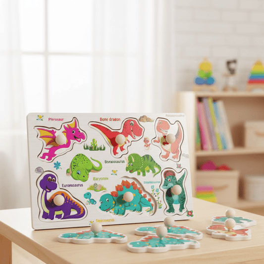 GRIPPLAY – Montessori grip board puzzle for fine motor skills