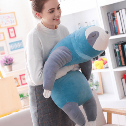 LAZYLOOM – Extra soft sloth stuffed animal for cuddles