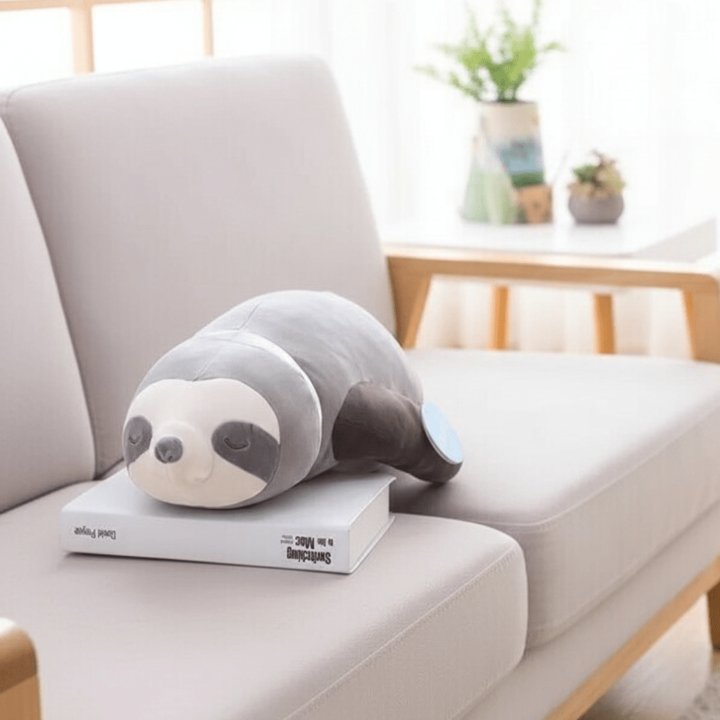 LAZYLOOM – Extra soft sloth stuffed animal for cuddles