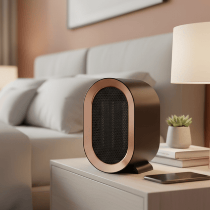 HEATCUBE – Compact portable electric space heater with energy-efficient ceramic fan