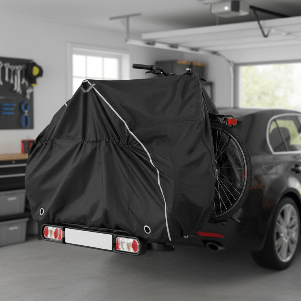 RAINCAPE – Protective waterproof bike cover for 1–3 bicycles with secure locking holes