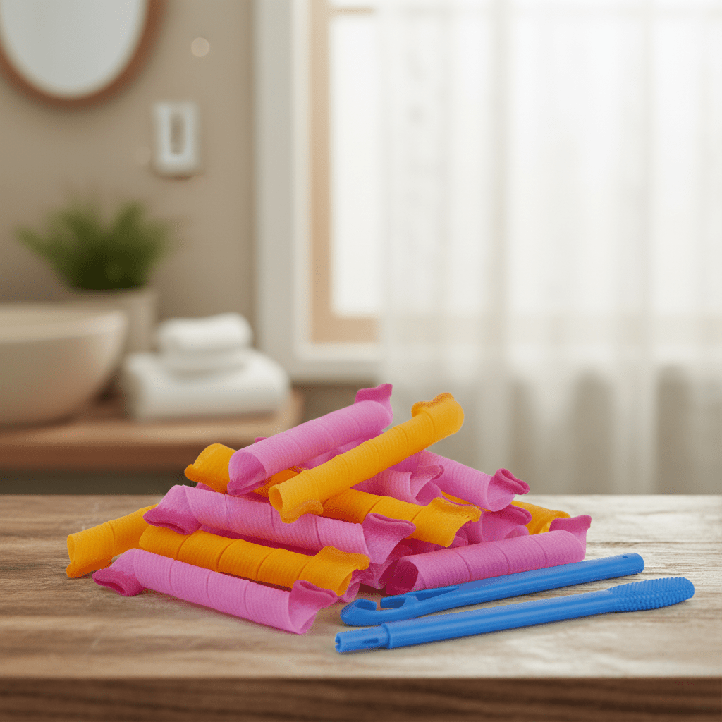 CURLIQUE – DIY Spiral Hair Curlers for Effortless, Heat-Free Curls