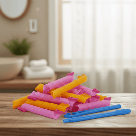 CURLIQUE – DIY Spiral Hair Curlers for Effortless, Heat-Free Curls