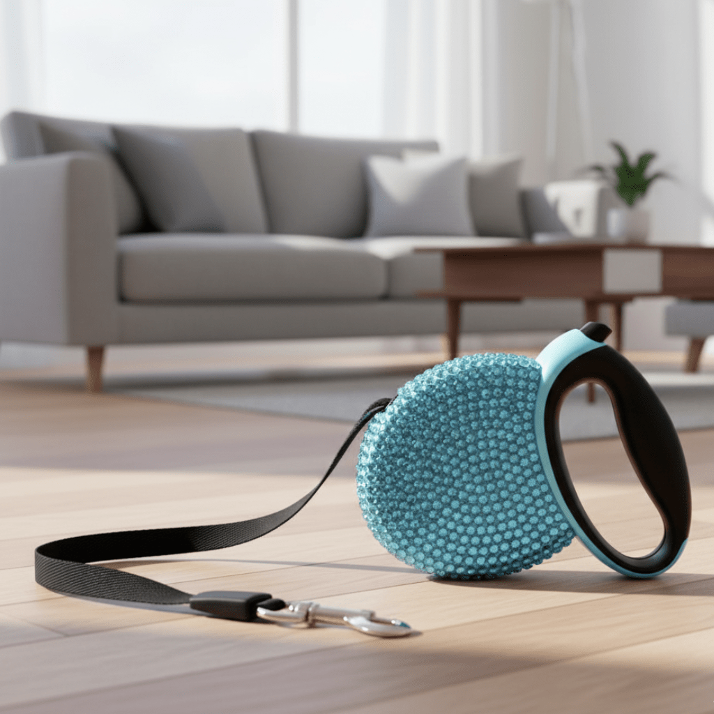 CHIC CANIN LEASH – Retractable dog leash with rhinestone design