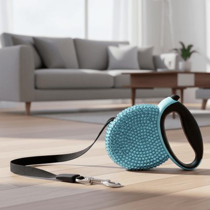 CHIC CANIN LEASH – Retractable dog leash with rhinestone design