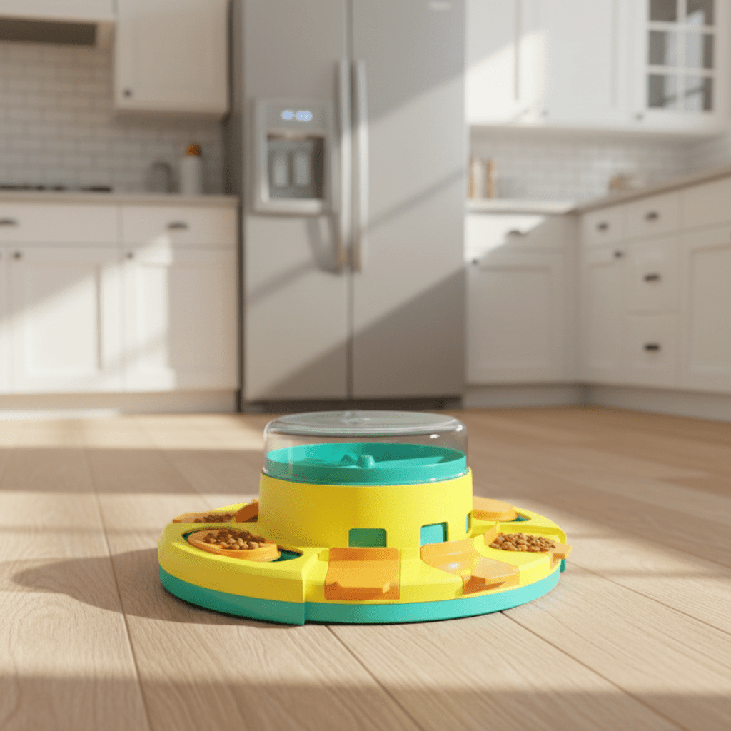 PUZZLEFEAST – Interactive Slow Feeder for Dogs and Cats