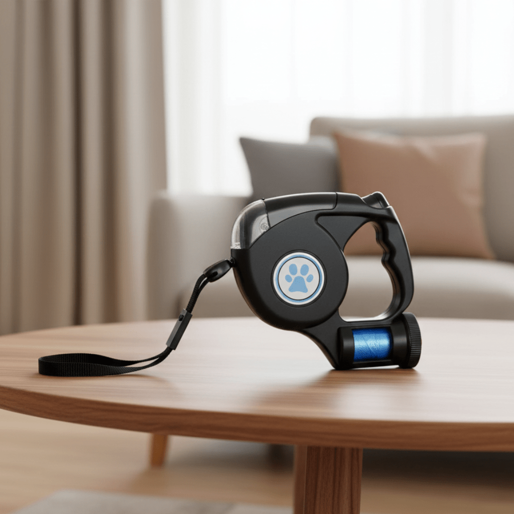 AMÉLIE LUMIÈRE – LED dog leash with integrated flashlight