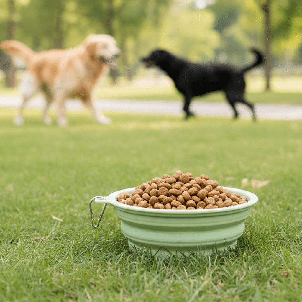 CLAUDE TRAVEL BOX – Foldable food and water bowl for pets