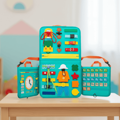 SKILLFRAME – Multi-Activity Montessori Board for Infant Coordination & Early Development