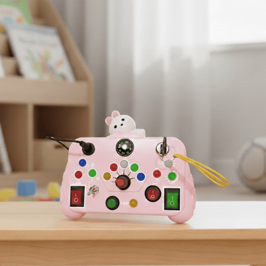 LIGHTIPLAY – Interactive Montessori Sensory Board with LED for Kids 2–4 Years