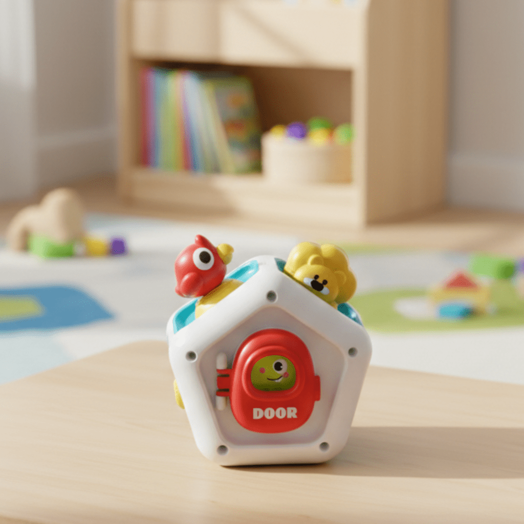 LEARNITILE – 6-in-1 Toddler Busy Board for Cognitive Boost & Hands-On Engagement