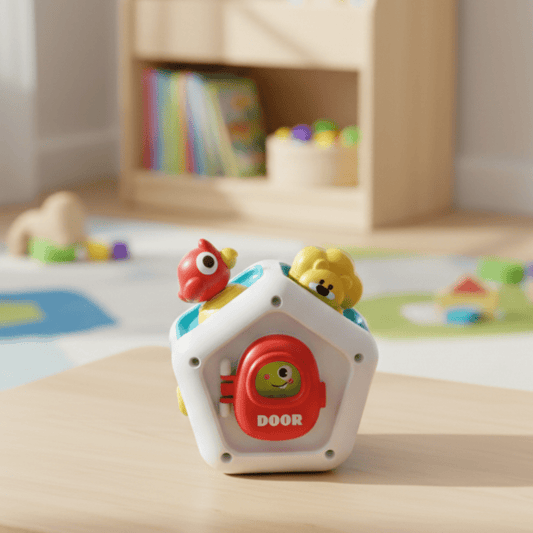 LEARNITILE – 6-in-1 Toddler Busy Board for Cognitive Boost & Hands-On Engagement