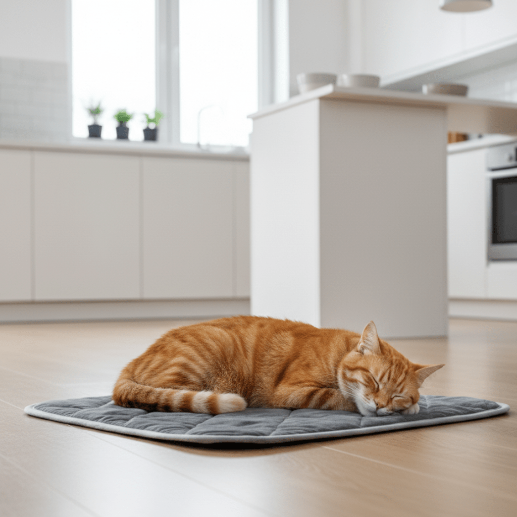 WARMIPET – Cozy Self-Warming Pad for Cats & Dogs with Non-Slip Base