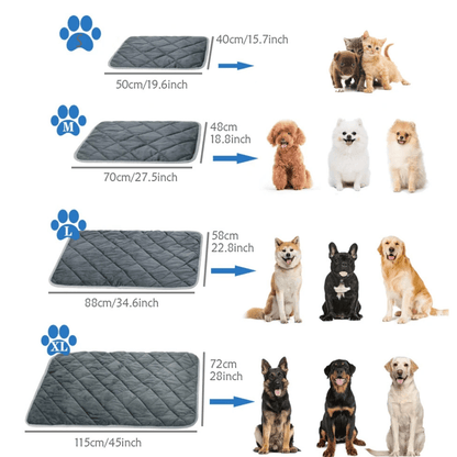 WARMIPET – Cozy Self-Warming Pad for Cats & Dogs with Non-Slip Base