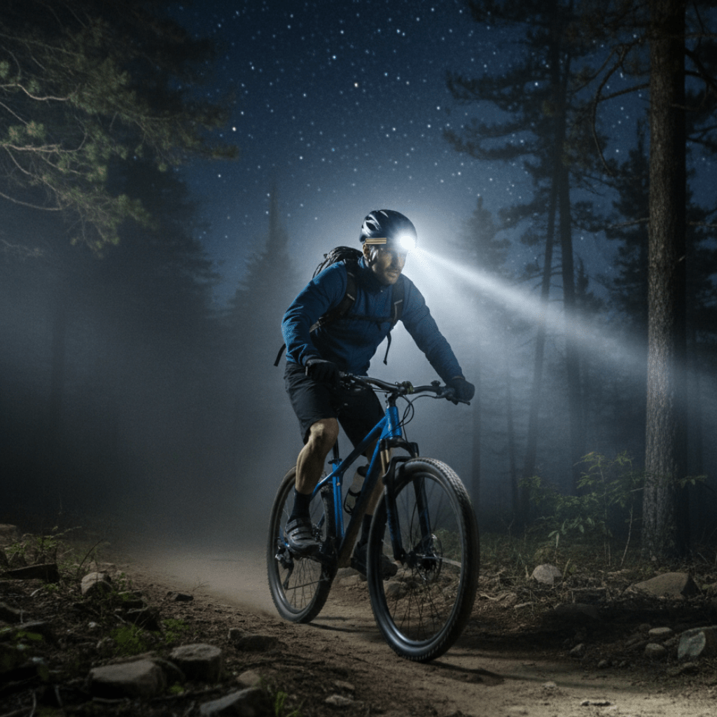 HEADFLASH – USB Rechargeable 500-Lumen LED Headlamp, 3 Modes