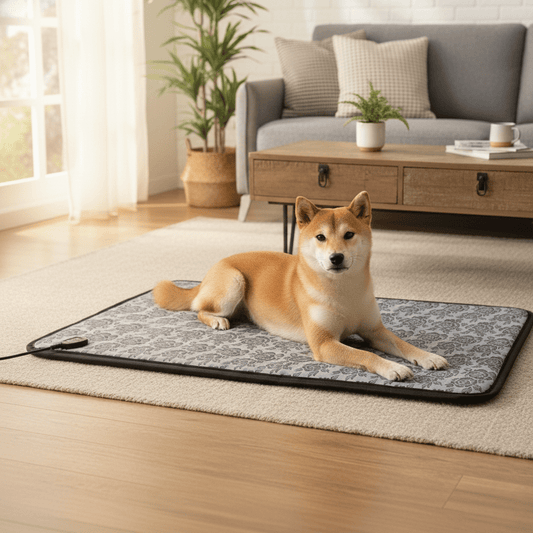 FURHEAT – Electric Heated Pet Pad with Adjustable Temperature & Waterproof Cover