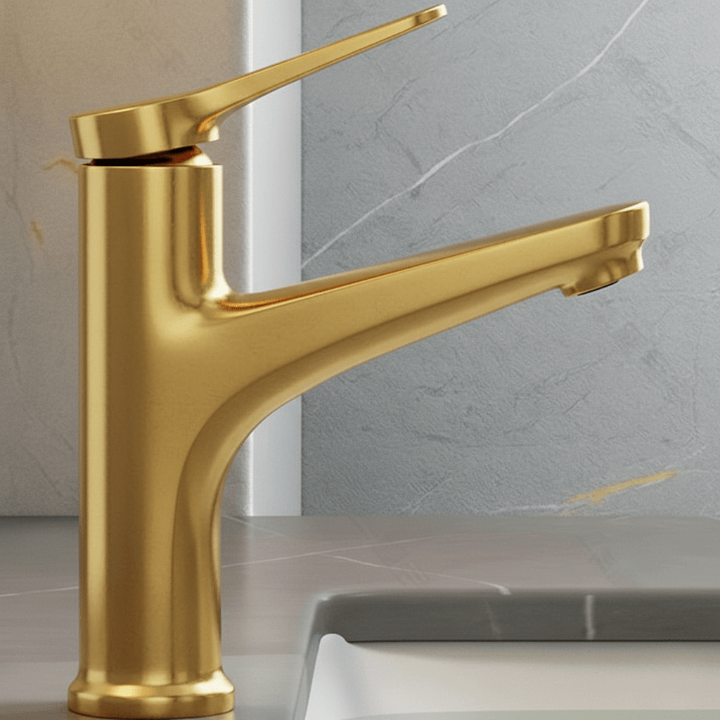 COPPERFLOW – Pull-Out Bathroom Faucet with Flexible Copper Design & Modern Aesthetics