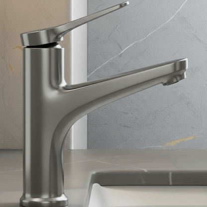 COPPERFLOW – Pull-Out Bathroom Faucet with Flexible Copper Design & Modern Aesthetics