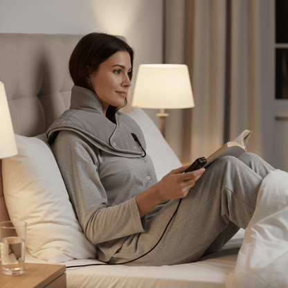 RELAXWAVE – USB Neck Massager with Vibration & Custom Heat Levels