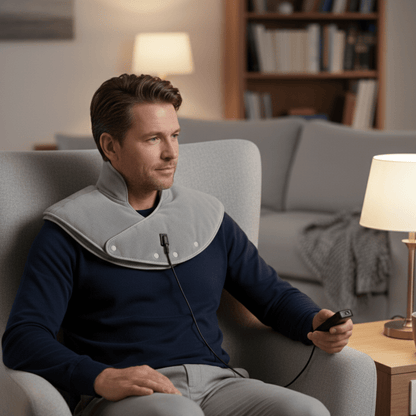 RELAXWAVE – USB Neck Massager with Vibration & Custom Heat Levels