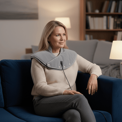 RELAXWAVE – USB Neck Massager with Vibration & Custom Heat Levels