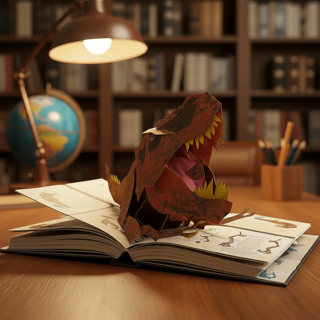 DINOPOP – 3D Pop-Up Dinosaur Book with Stunning Art & Updated Facts