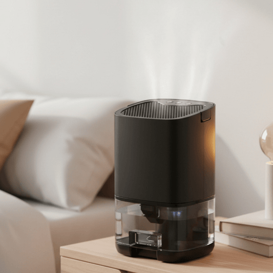 DEWBRITE – Compact Moisture Absorber with Vibrant Atmosphere LEDs