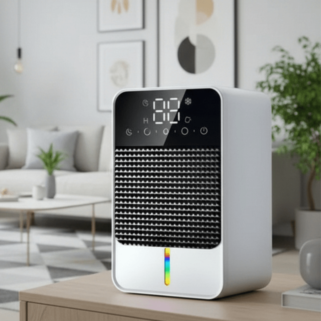 DEWREMOVE – 25W Dehumidifier with 1500ml Capacity & Smart Touch Control