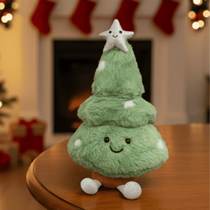 MERRYTREE – Soft Stuffed Christmas Tree Plush Toy for Seasonal Decoration