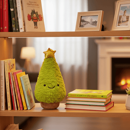 MERRYTREE – Soft Stuffed Christmas Tree Plush Toy for Seasonal Decoration