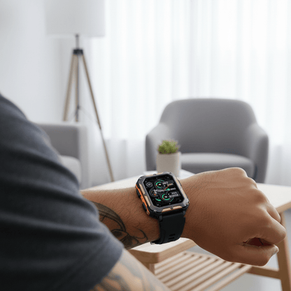 Fortix – Rugged Smartwatch Pro with Heart Rate Monitoring and IP68 Water Resistance