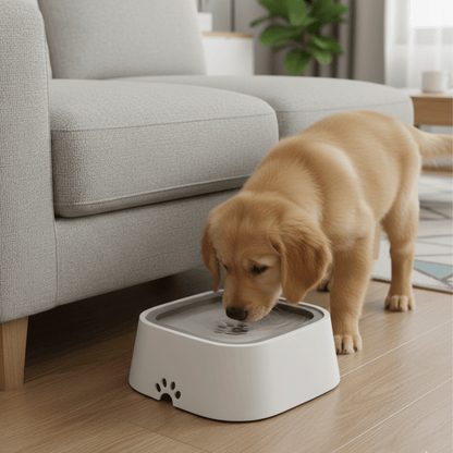 DRINKGUARD – Leak-proof water bowl with floating disc for dogs & cats