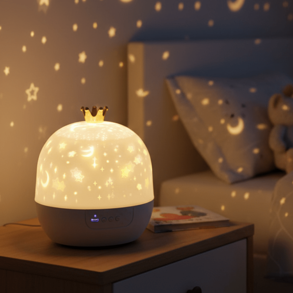 AQUASTAR – Dual-Mode Galaxy & Ocean Projector for Soothing Night Ambience