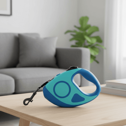 SAFEPAW – LED retractable dog leash with automatic rewind & non-slip handle