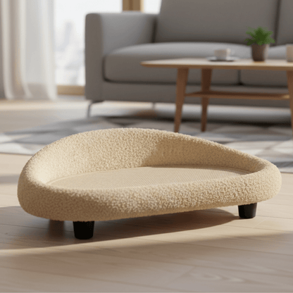 COSYCAT RETREAT – Stylish cat bed with scratching surface & soft cushion