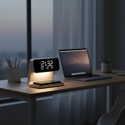 NightPilot – Smart Device with Charging Base and Illumination