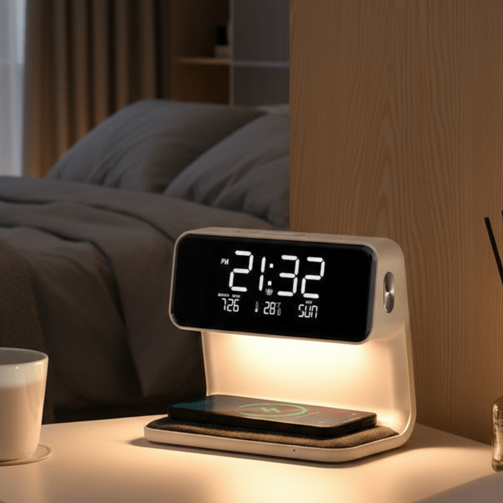 NightPilot – Smart Device with Charging Base and Illumination