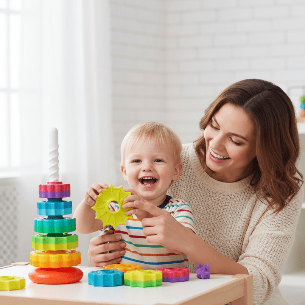 SKILLSTACKER – Educational Tower for Shape & Color Exploration