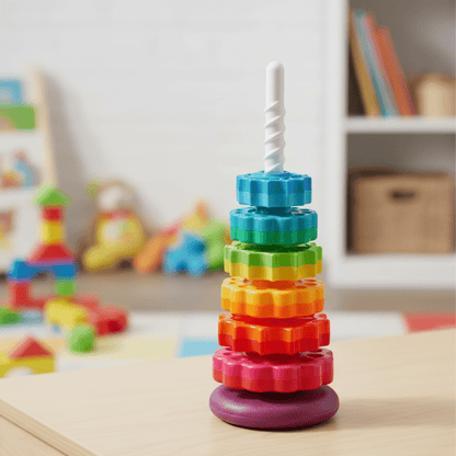 SKILLSTACKER – Educational Tower for Shape & Color Exploration