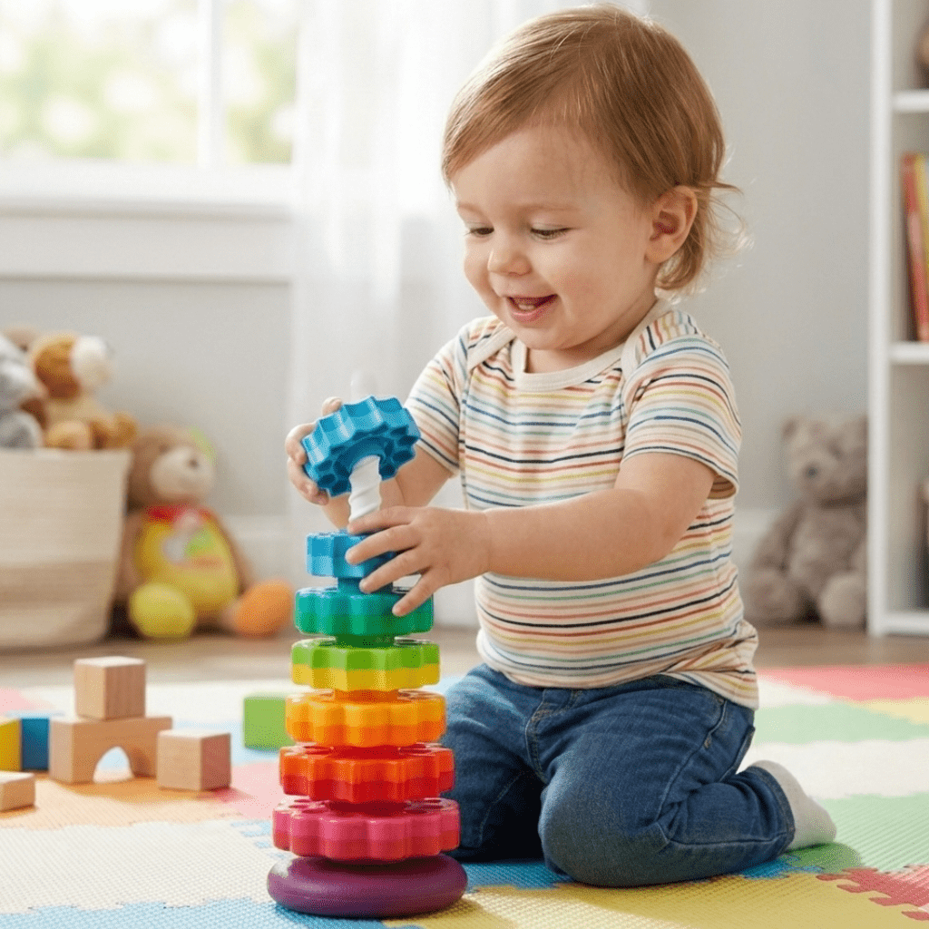 SKILLSTACKER – Educational Tower for Shape & Color Exploration