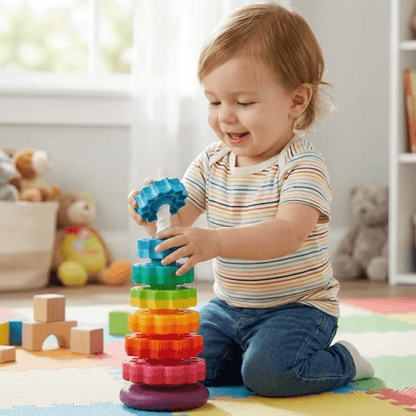 SKILLSTACKER – Educational Tower for Shape & Color Exploration